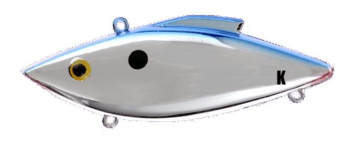 Bill Lewis Rat-L-Trap 1/2Oz Chrome Black Back